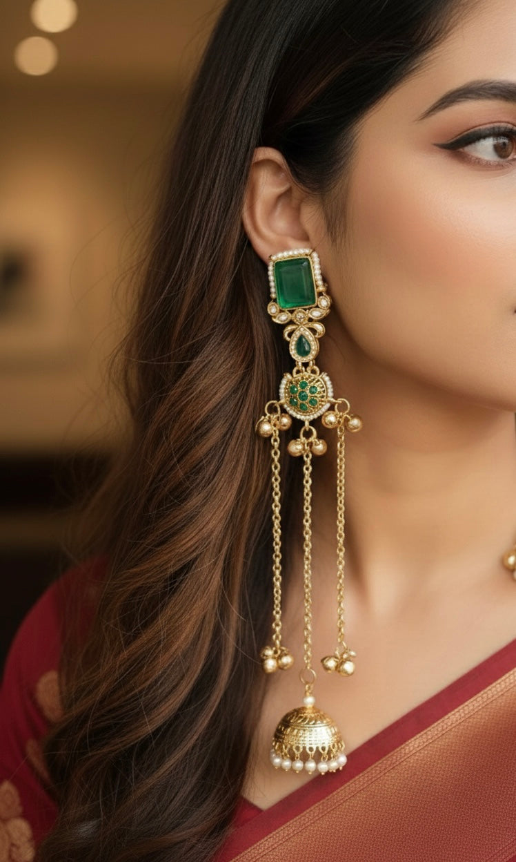 Ziya Shine Kashmiri Earrings