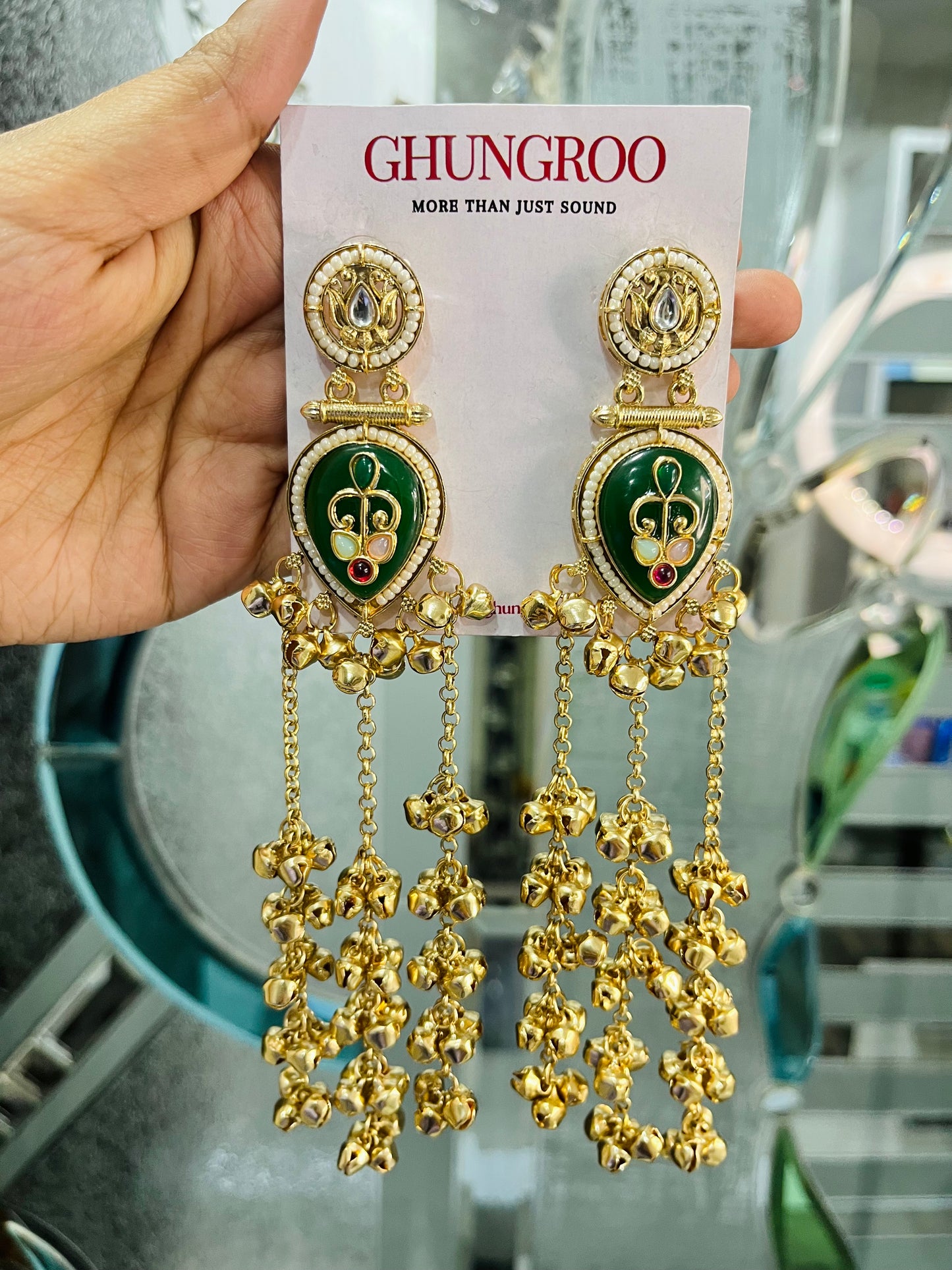 Aafreen Bird Kashmiri Earrings