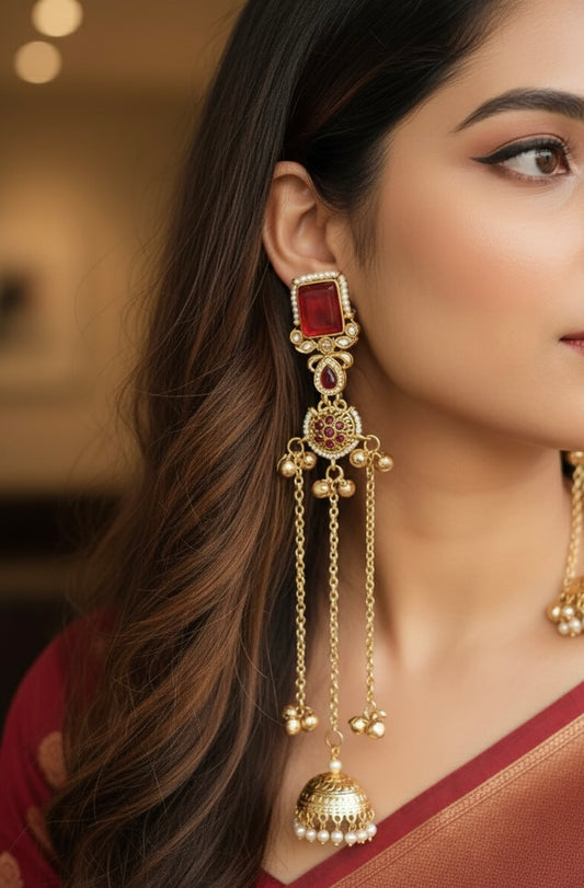 Ziya Shine Kashmiri Earrings