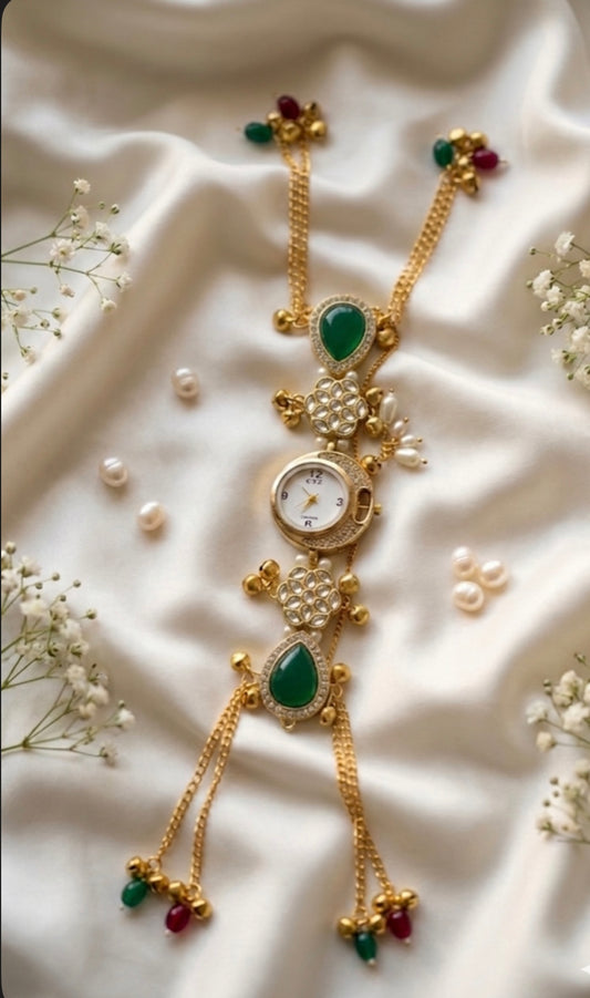 MYRA🪞- KUNDAN STATEMEMT WATCH