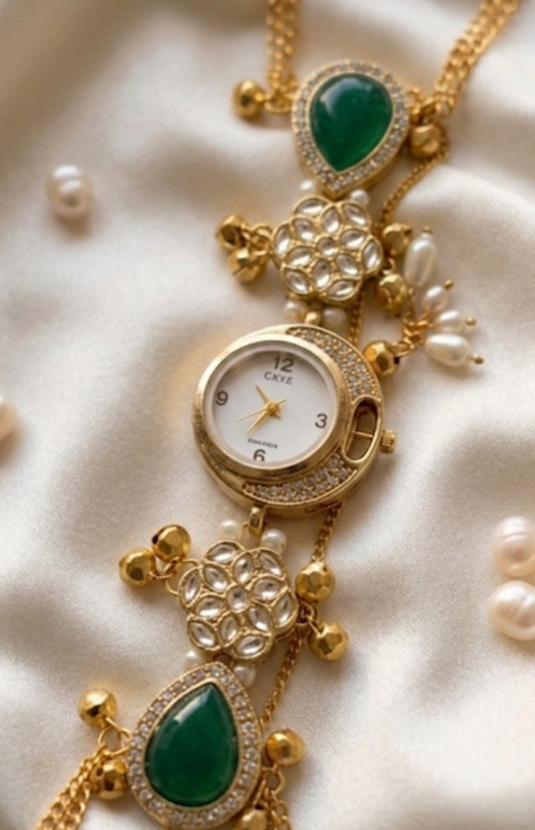 MYRA🪞- KUNDAN STATEMEMT WATCH
