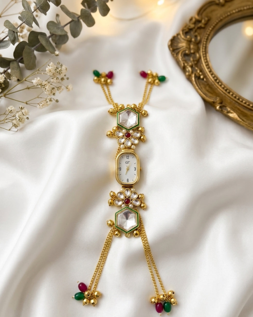 TARA✨- STATEMENT KUNDAN WATCH